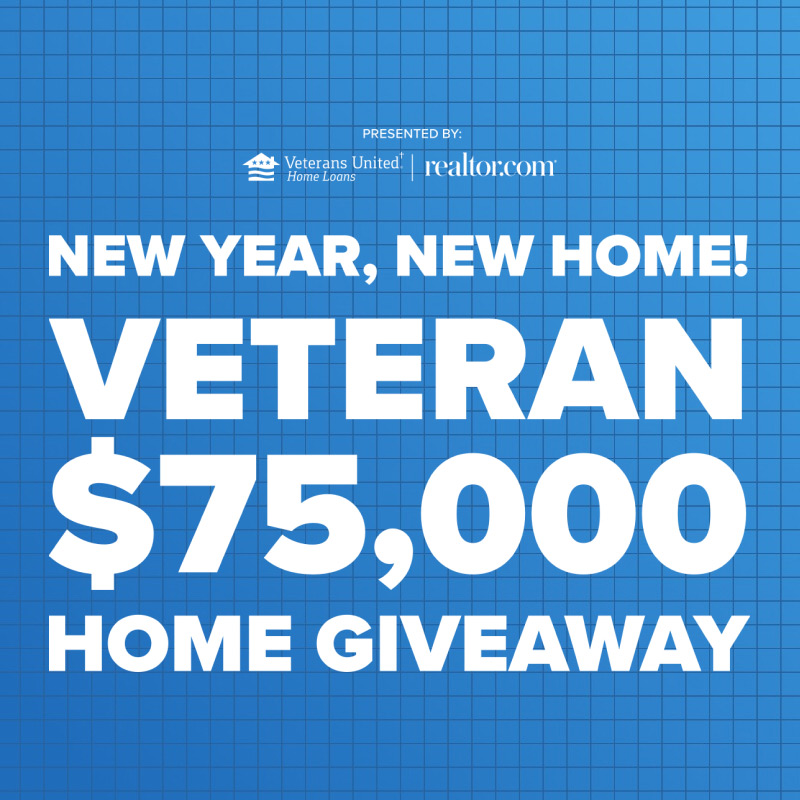 2023 New Year, New Home 75K Veteran Homebuyer Giveaway Veterans
