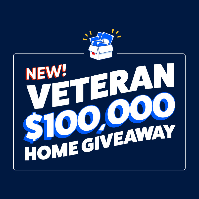 2023 New Home for the Holidays 100K Veteran Homebuyer Giveaway